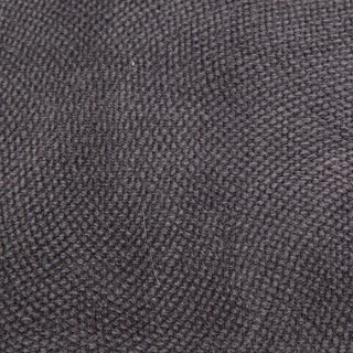 Coussin Lilou déhoussable effet velours en polyester 55x55 cm - Gris Foncé