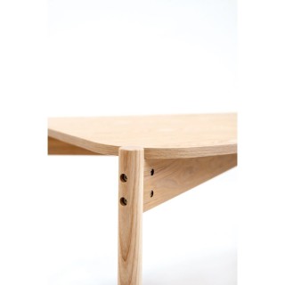 Table basse en MDF rectangulaire - L.90 x H. 48 cm - Beige