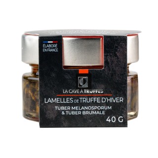 Lot 3x Lamelles de truffe d’hiver 37,5% - Pot 40g