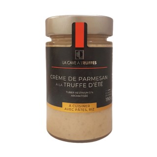 Lot 6x Crème de parmesan à la truffe d’été 3% - Pot 190g