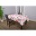 Nappe en toile cirée rectangulaire coquelicots Poppy - L. 140 x l. 240 cm - Blanc