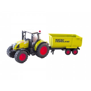 Tracteur 1:32 métal CLAAS ARION 540 avec engin agricole