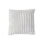 Coussin SELA effet fourrure côtélée - 40 x 40 cm - Blanc