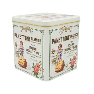 Panettone classique raisins écorces d'orange - Boîte 500g