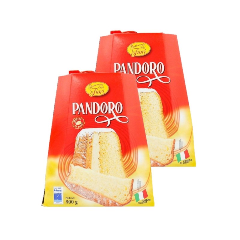 Lot 2x Pandoro traditionnel - Boîte 900g