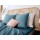 Drap housse - 100% coton lavé 57 fils - 140 x 190 cm - Marine
