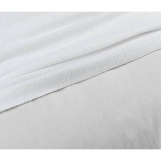 Protège oreiller - Molleton 100% coton - 50 x 70 cm - Blanc