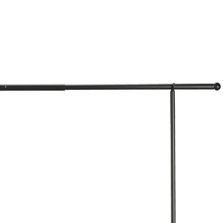 Barre de décoration de table ajustable intérieure/extérieure L. de 139 à 250 cm x H. 90 cm - Noir