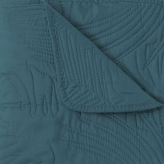 Dessus de lit Jungle avec 2 taies d'oreillers - Bleu canard