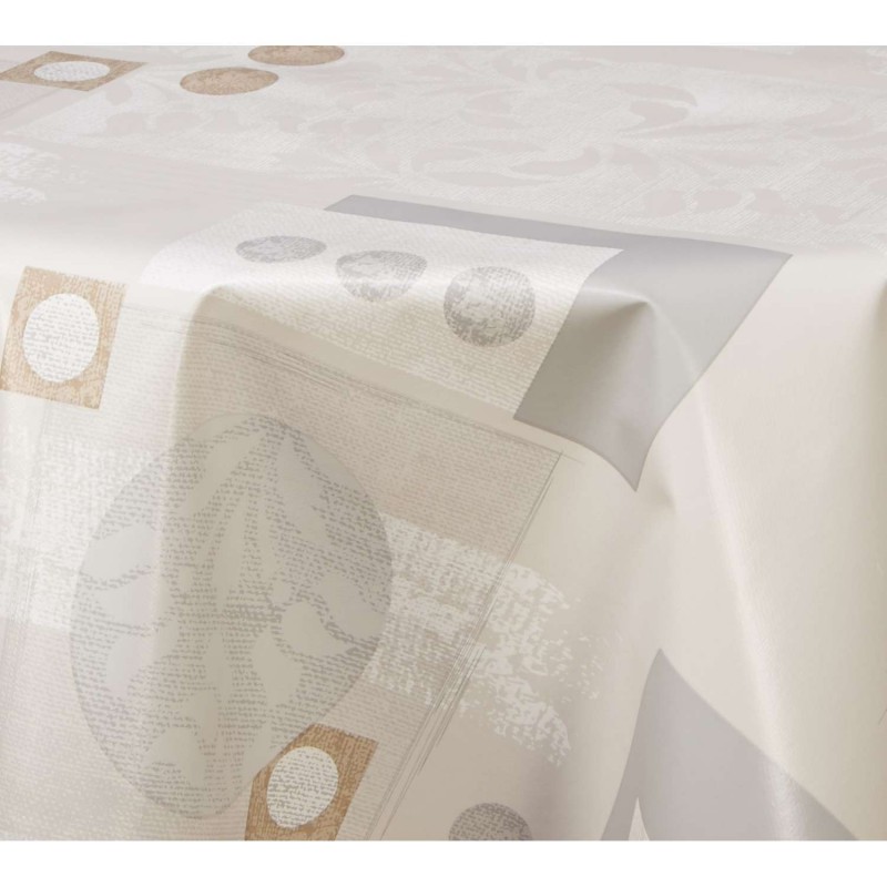 Nappe Alma Cru Ronde Toile Cir E Diam Cm Douceur Intemporelle