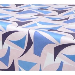 Nappe en toile cirée rectangulaire Figu - 140 x 200 cm - Bleu