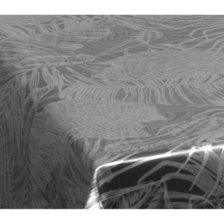 Nappe en toile cirée rectangulaire Vitali - 140 x 200 cm - Noir