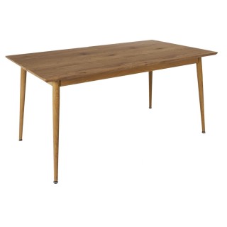 Table extensible pour 6 à 8 personnes en bois Gaspard - Marron